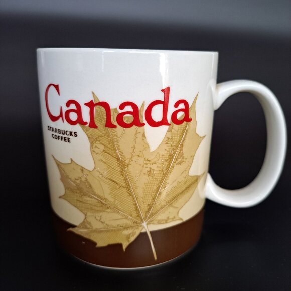 Starbucks Coffee Mug Canada Maple Leaf Global Icon Collectors  Series - Picture 1 of 15
